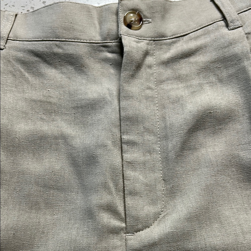 Time and Tru Cream Relaxed Fit Shorts